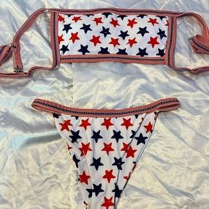 4th of July Bathing Suit Size L